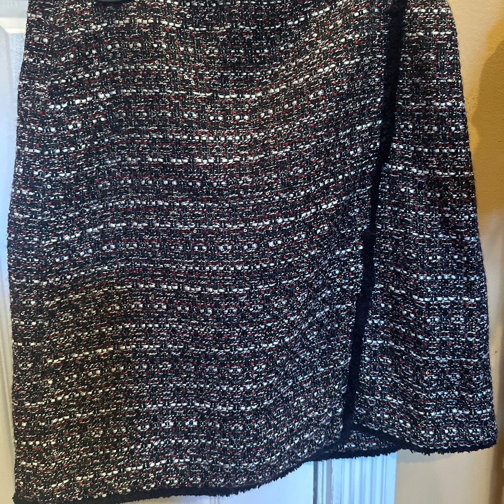 Loft shimmery mini skirt worn once